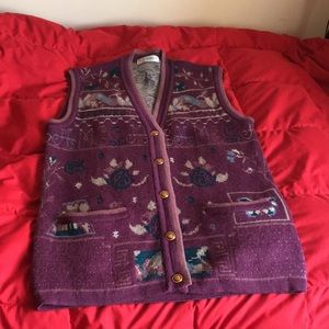 NWOT Camela 50% Lambswool 50% Acrylic Vest
